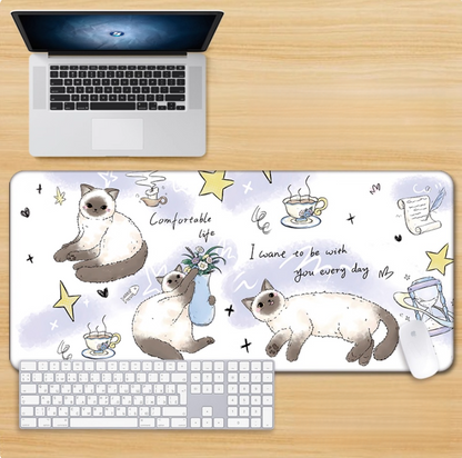Gamelife Cute and unique cats Mouse Pad-Contains 15 items