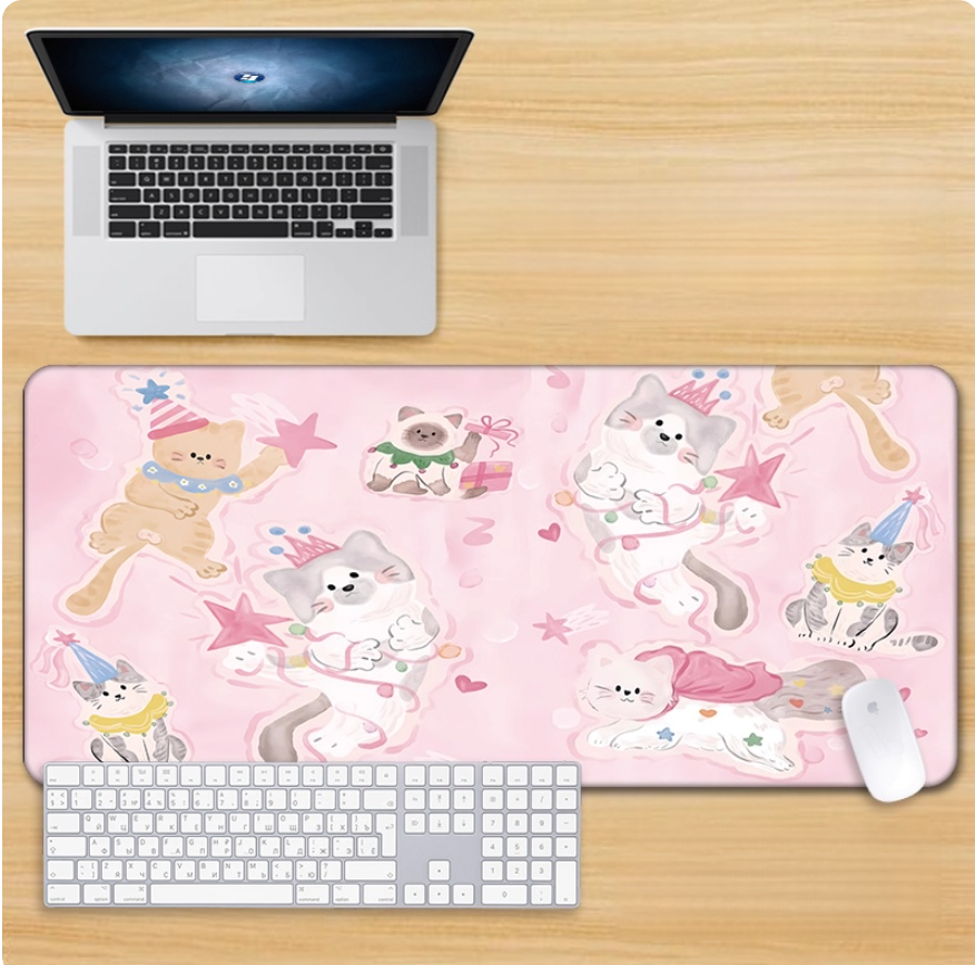 Gamelife Cute and unique cats Mouse Pad-Contains 15 items