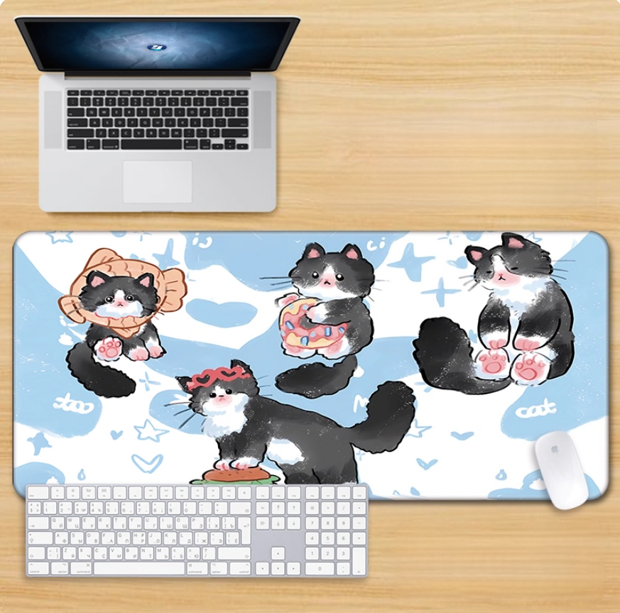 Gamelife Cute and unique cats Mouse Pad-Contains 15 items
