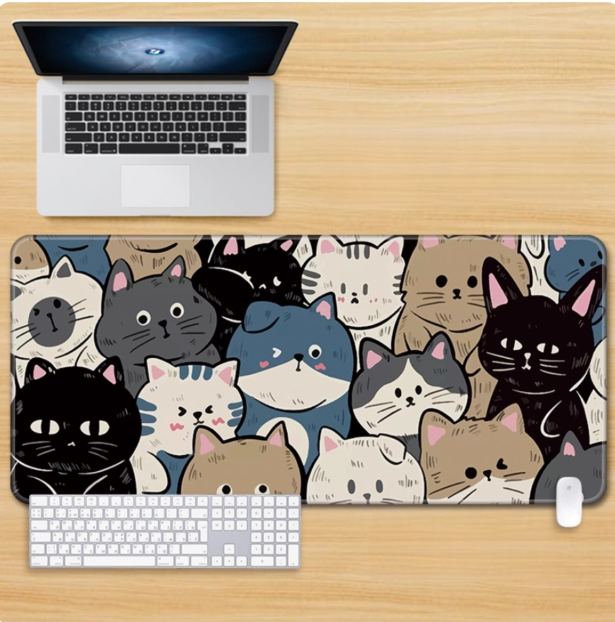 Gamelife Black Cat Mouse Pad-Contains 15 items