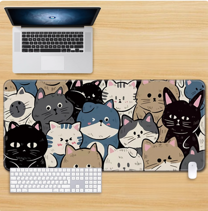 Gamelife Black Cat Mouse Pad-Contains 15 items