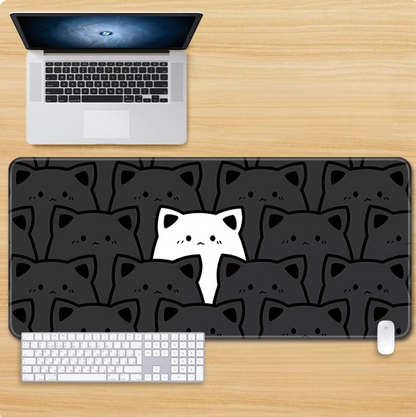Gamelife Black Cat Mouse Pad-Contains 15 items