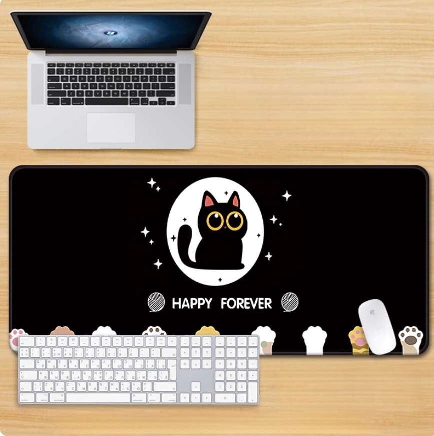 Gamelife Black Cat Mouse Pad-Contains 15 items