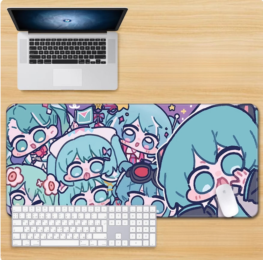 Gamelife Chi-style Hatsune Miku Mouse Pad-Contains 15 items