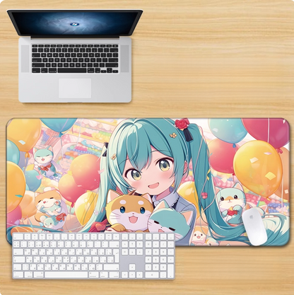 Gamelife Chi-style Hatsune Miku Mouse Pad-Contains 15 items