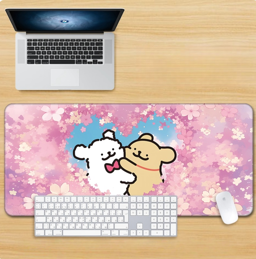 Gamelife Casual white dog Mouse Pad-Contains 15 items
