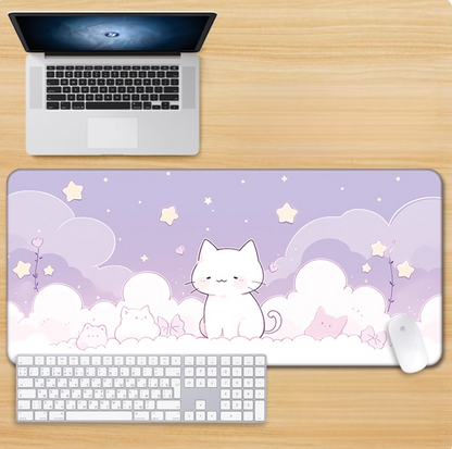 Gamelife Cute pink kitten Mouse Pad-Contains 15 items