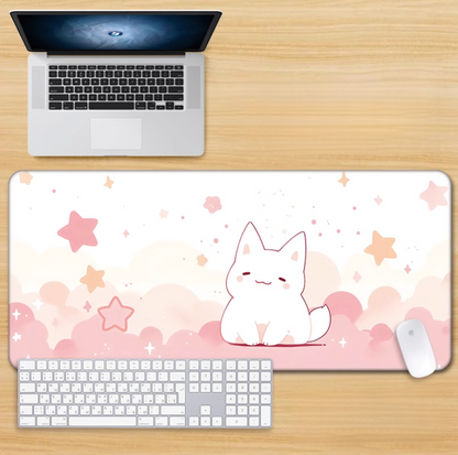 Gamelife Cute pink kitten Mouse Pad-Contains 15 items