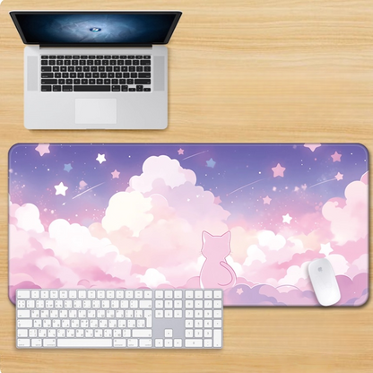 Gamelife Cute pink kitten Mouse Pad-Contains 15 items