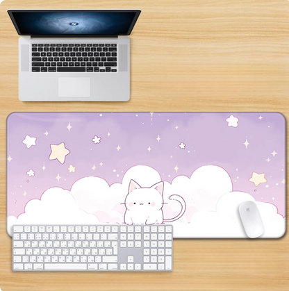 Gamelife Cute pink kitten Mouse Pad-Contains 15 items