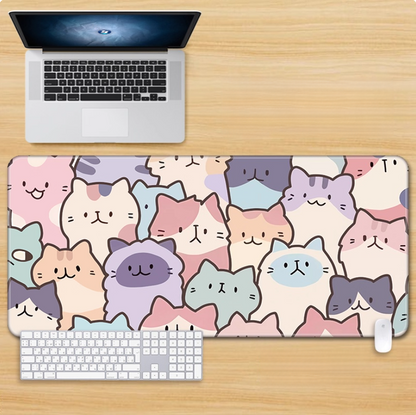 Gamelife Cute pink kitten Mouse Pad-Contains 15 items