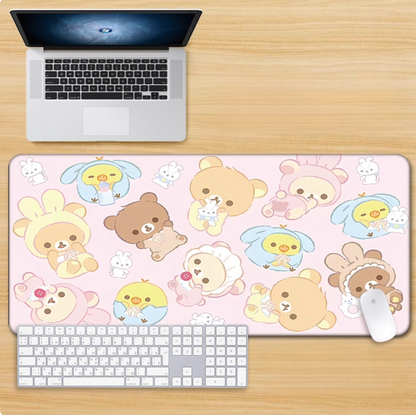 Gamelife Cute Big Ear Bear Mouse Pad-Contains 15 items