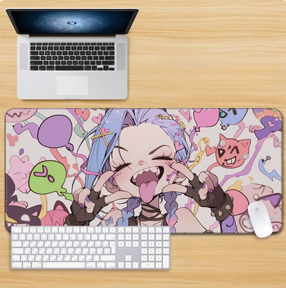 Gamelife LOL Crazy Cute Jinx Mouse Pad-Contains 15 items