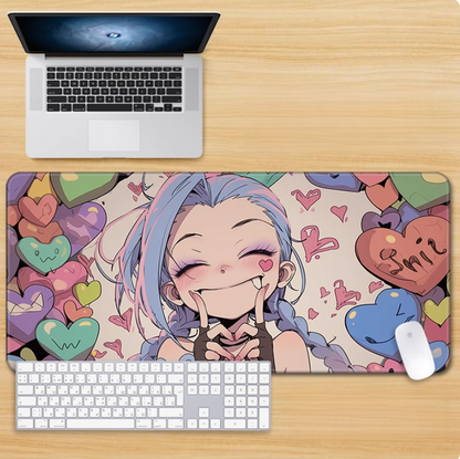 Gamelife LOL Crazy Cute Jinx Mouse Pad-Contains 15 items