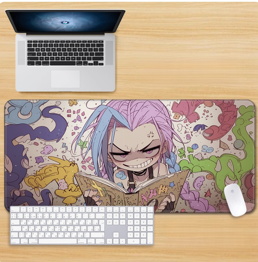 Gamelife LOL Crazy Cute Jinx Mouse Pad-Contains 15 items