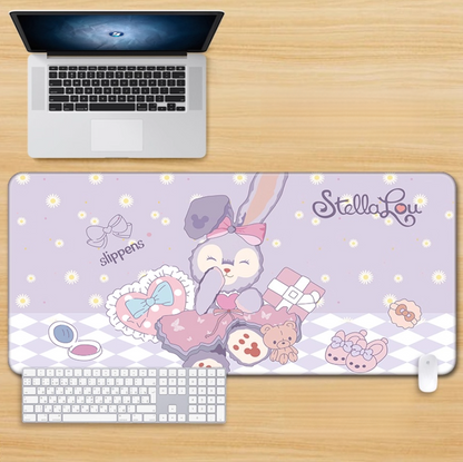Gamelife Purple Rabbit Mouse Pad-Contains 15 items