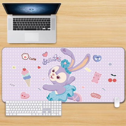 Gamelife Purple Rabbit Mouse Pad-Contains 15 items