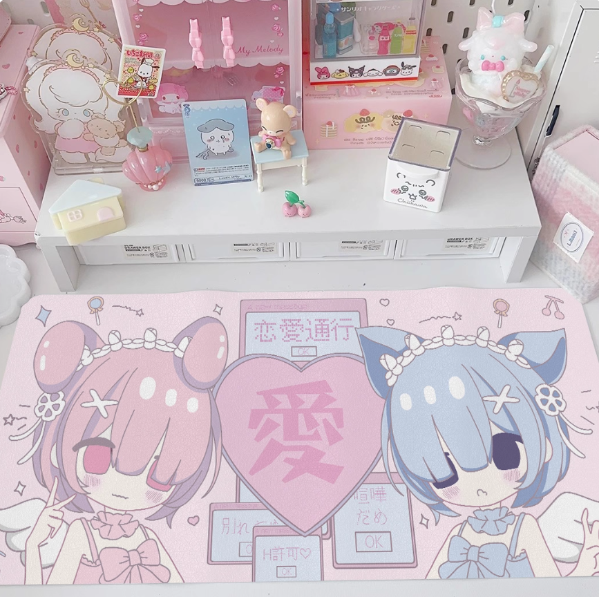 Gamelife Pink World Mouse Pad-Contains 15 items